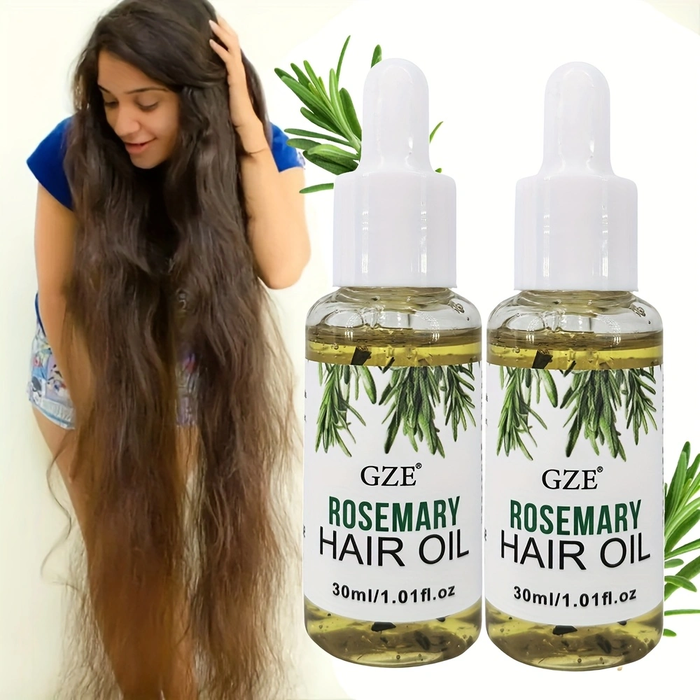 Huile de romarin GZE pour cheveux, huile capillaire
