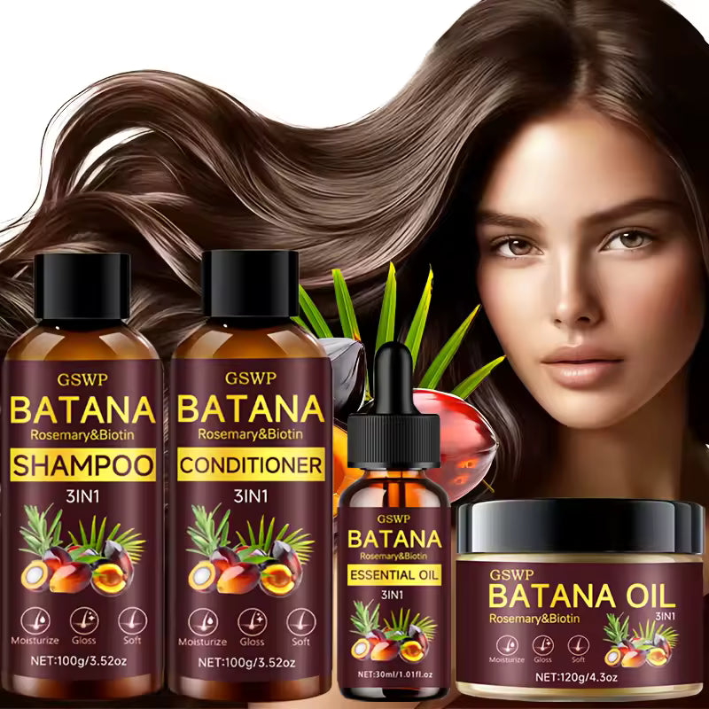 Ensemble de 4 produits GSWP à l'huile de Batana