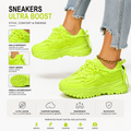 Baskets Plateforme Femme - Chaussures Sport Décontractées
