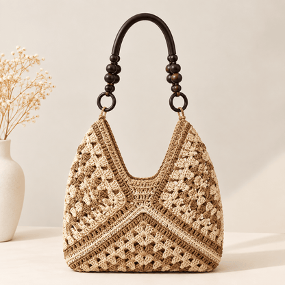 Cabas Tressé Grande Évasion – Grand Sac Femme Élégant et Tendance