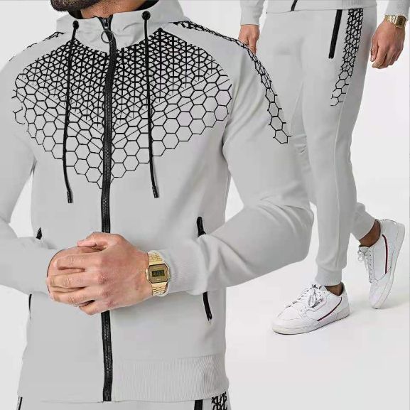 Survêtement homme 2 pièces tendance – ensemble jogging et sport au design moderne.