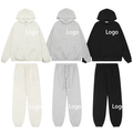 Survêtement Homme Molleton Ample et Lourd 100 % Coton Personnalisé, Ensemble de Jogging Sweat à Capuche et Pantalon de Survêtement, Fabricant
