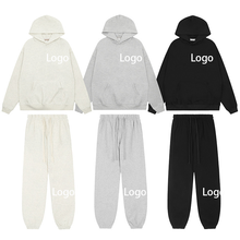 Survêtement Homme Molleton Ample et Lourd 100 % Coton Personnalisé, Ensemble de Jogging Sweat à Capuche et Pantalon de Survêtement, Fabricant