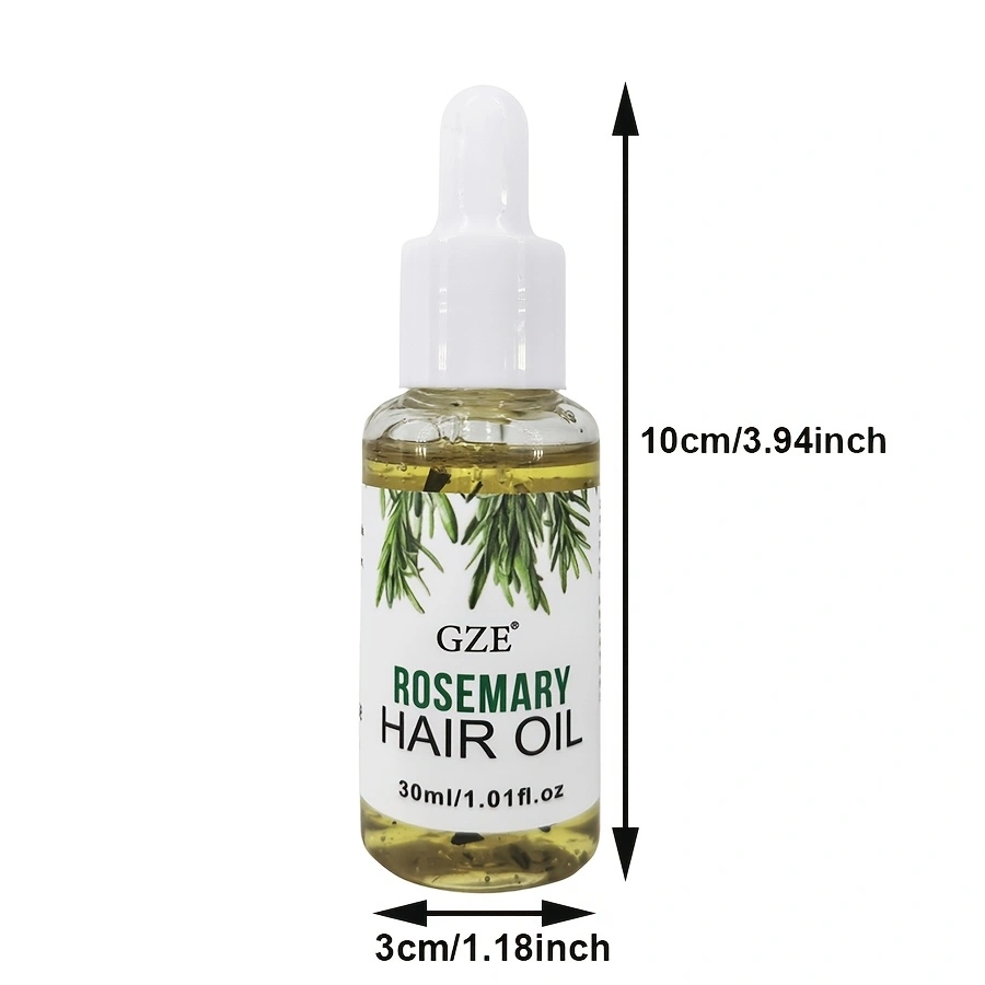 Huile de romarin GZE pour cheveux, huile capillaire