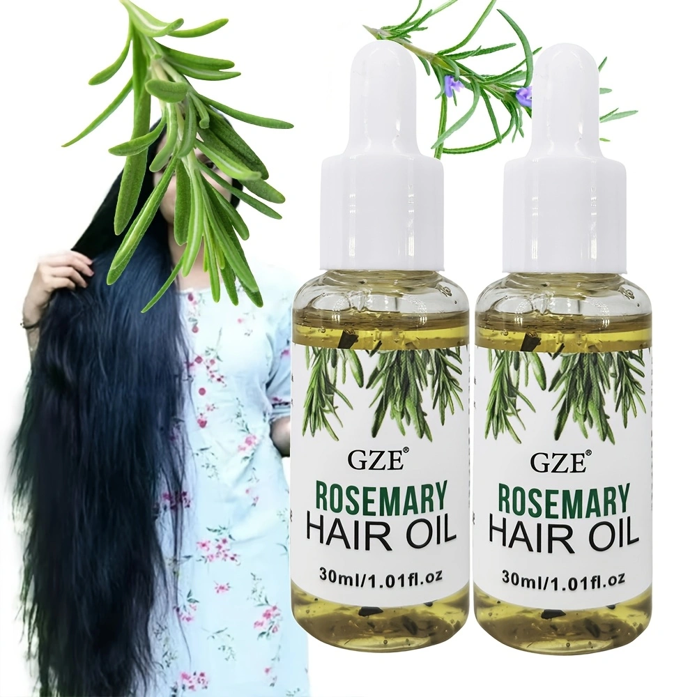 Huile de romarin GZE pour cheveux, huile capillaire