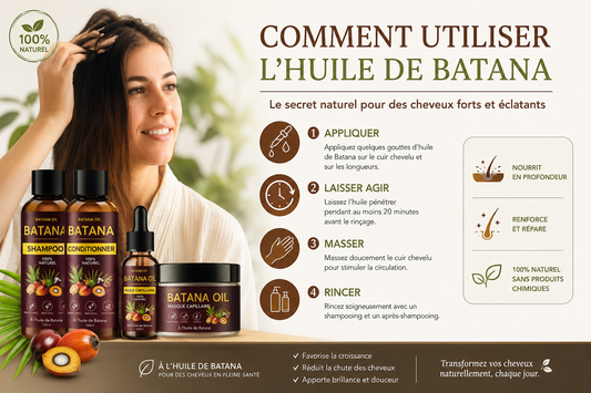 Ensemble de 4 produits GSWP à l'huile de Batana